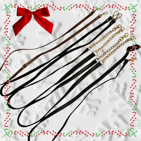 Black Adjustable Crossbody Strap 48in LEGTH Gold Hardware 🌞Like NEW CONDITION - Picture 2 of 2